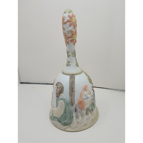 Vtg 1982 Lefton China Porcelain Nativity Bell Geo Z Christopher Collection 03431 - Picture 2 of 9
